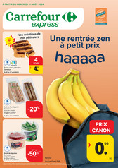 Folder Carrefour Market  du 21/08/2024 au 27/08/2024 - Promotion de la semaine 34 carrefour express