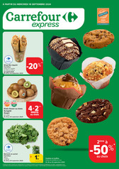 Promotion de la semaine 38 carrefour express 