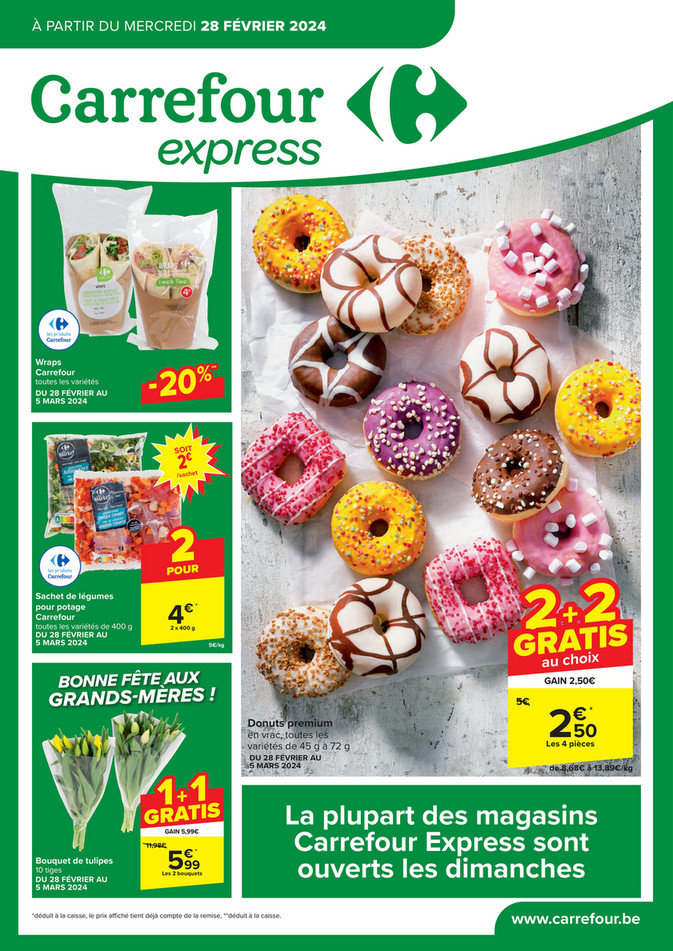 Promotion de la semaine 09 Carrefour express