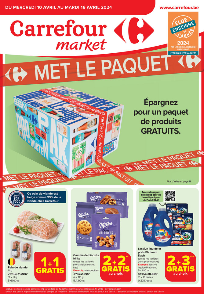 Folder Carrefour Market  du 10/04/2024 au 16/04/2024 - Promotion de la semaine 15