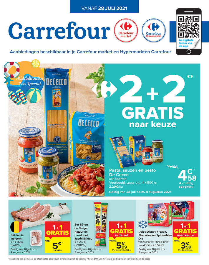 Carrefour Market folder van 28/07/2021 tot 02/08/2021 - Weekpromoties 30