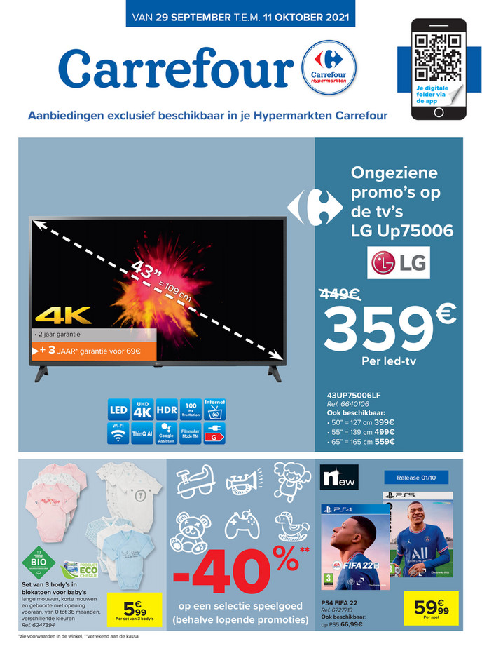 Carrefour Market folder van 29/09/2021 tot 04/10/2021 - Weekpromoties 39