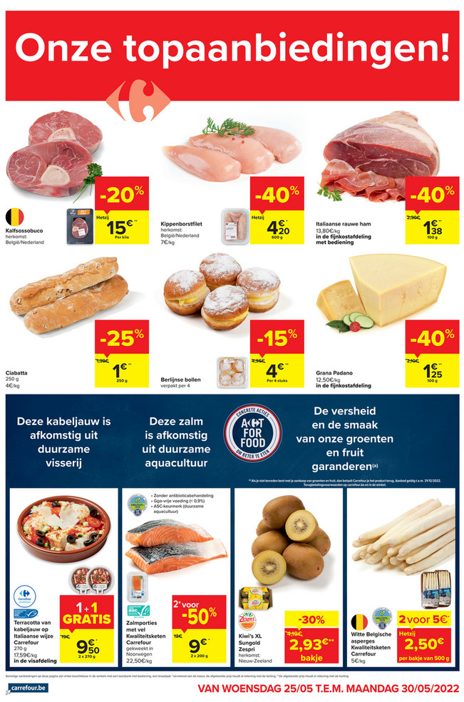 Carrefour Market folder van 25/05/2022 tot 30/05/2022 - Weekpromoties 21