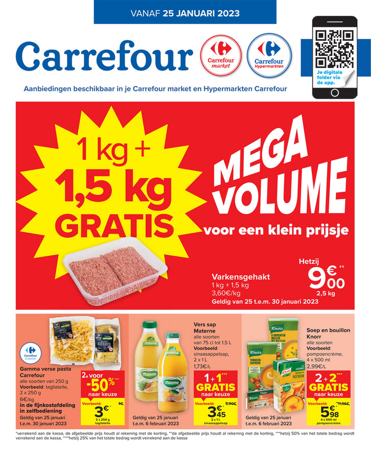 Carrefour Market folder van 25/01/2023 tot 06/02/2023 - Weekpromoties 04