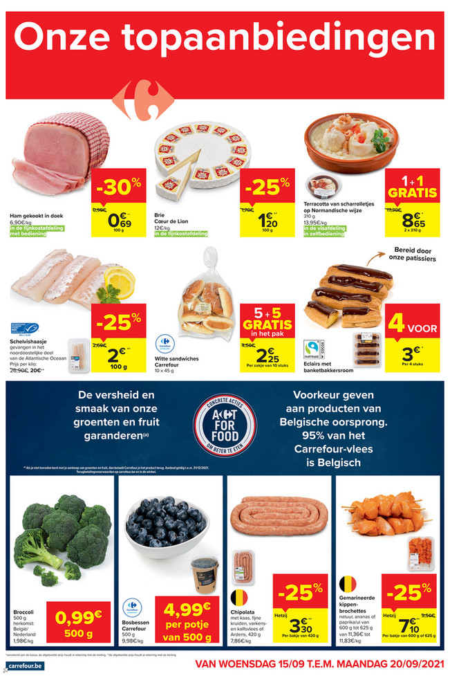 Carrefour Market folder van 15/09/2021 tot 20/09/2021 - Weekpromoties 37