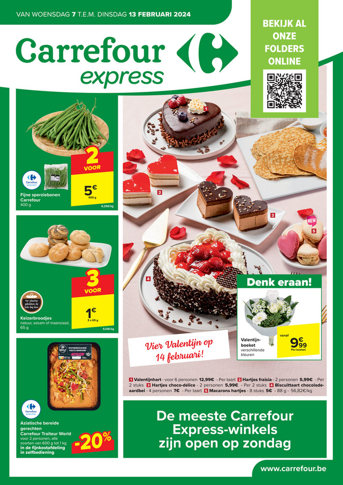 Carrefour Market folder van 07/02/2024 tot 14/02/2024 - Promotion de la semaine 06 carrefour express