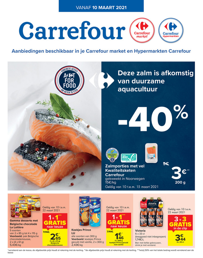 Carrefour folder van 10/03/2021 tot 15/03/2021 - Weekpromoties 10