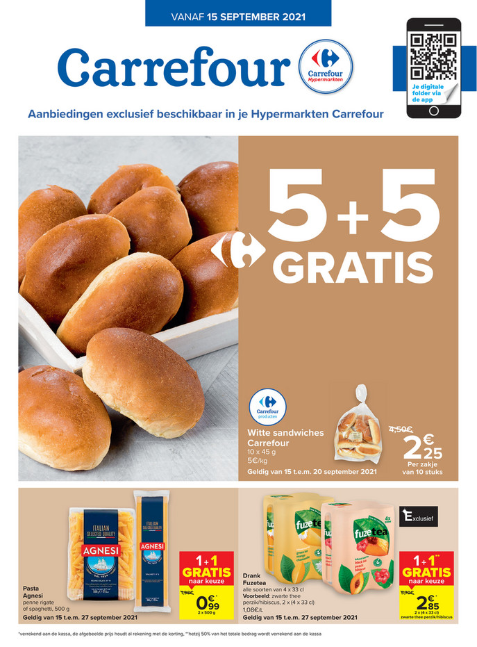 Carrefour folder van 15/09/2021 tot 27/09/2021 - Weekpromoties 37