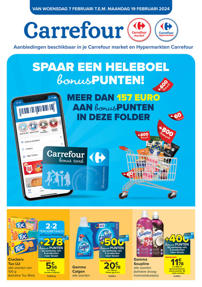 Carrefour folder van 07/02/2024 tot 19/02/2024 - Weekpromoties 06 bis