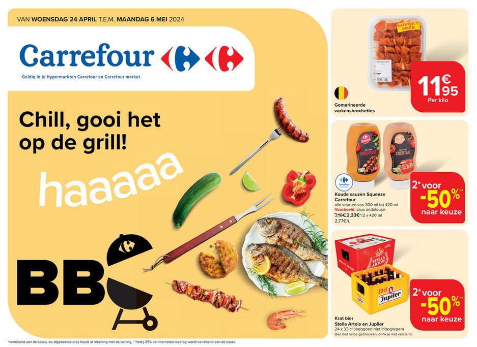 Carrefour folder van 24/04/2024 tot 06/05/2024 - Weekpromoties 17 bis