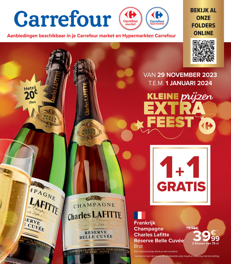 Carrefour folder van 29/11/2023 tot 01/01/2024 - Promotion de la semaine 47