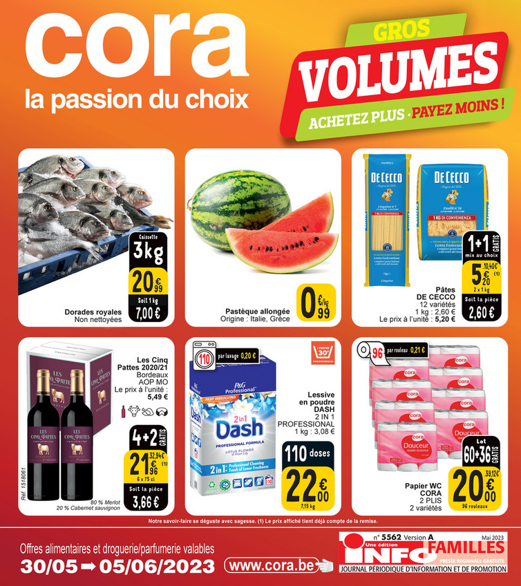 Folder Cora du 30/05/2023 au 05/06/2023 - Promotion Cora alimentaire 