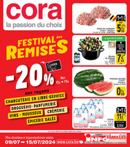 Folder Cora du 22/07/2024 au 15/07/2024 - Promotion de la semaine 25 alim 