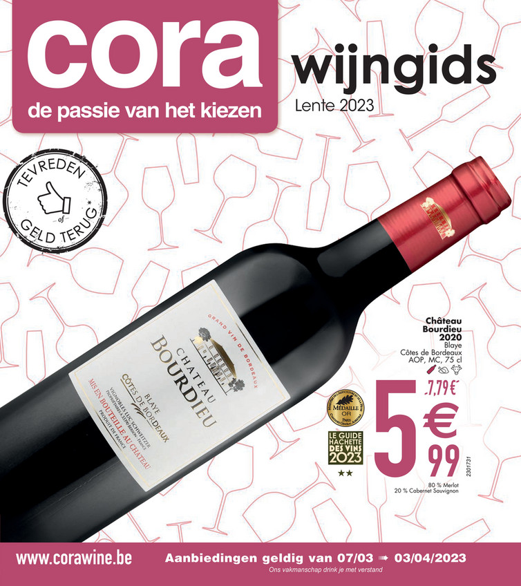 Cora folder van 07/03/2023 tot 03/04/2023 - Wijn promoties 