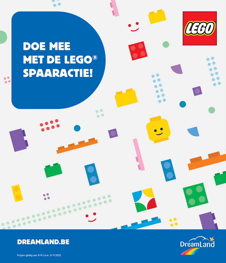 DreamLand folder van 09/06/2022 tot 03/07/2022 - Lego spaaractie