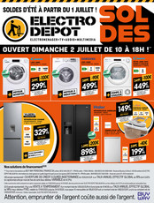 Folder Electro Depot du 01/07/2023 au 31/07/2023 - Electro Depot Soldes d'été 2023