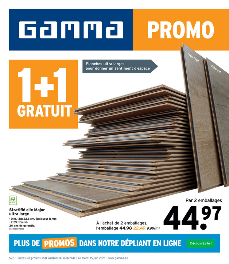 Folder Gamma du 02/06/2021 au 15/06/2021 - Promotions de la semaine 23