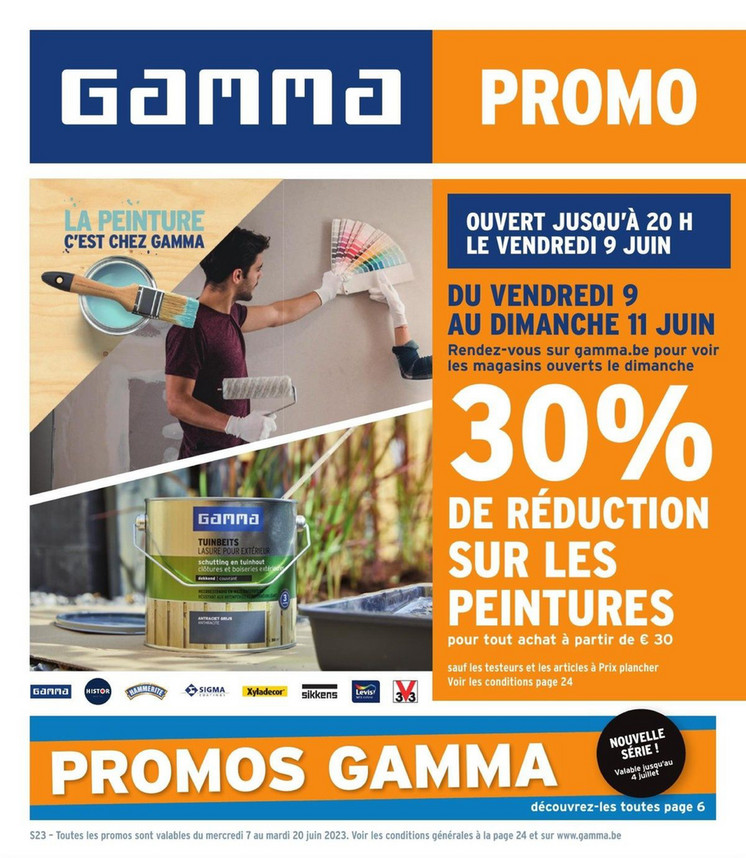 Folder Gamma du 07/06/2023 au 11/06/2023 - Promotion de la semaine 23