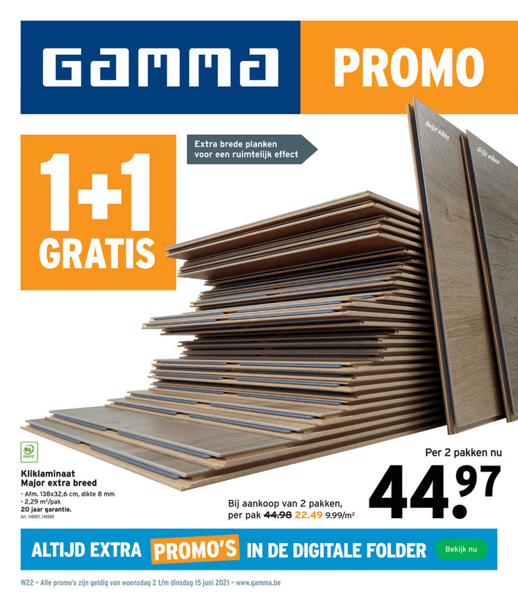 Gamma folder van 01/06/2021 tot 15/06/2021 - Weekpromoties 23