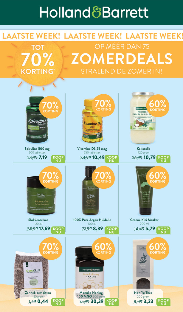 Holland & Barrett Folder Weekpromoties 27 Holland & Barrett Folder Weekpromoties 27