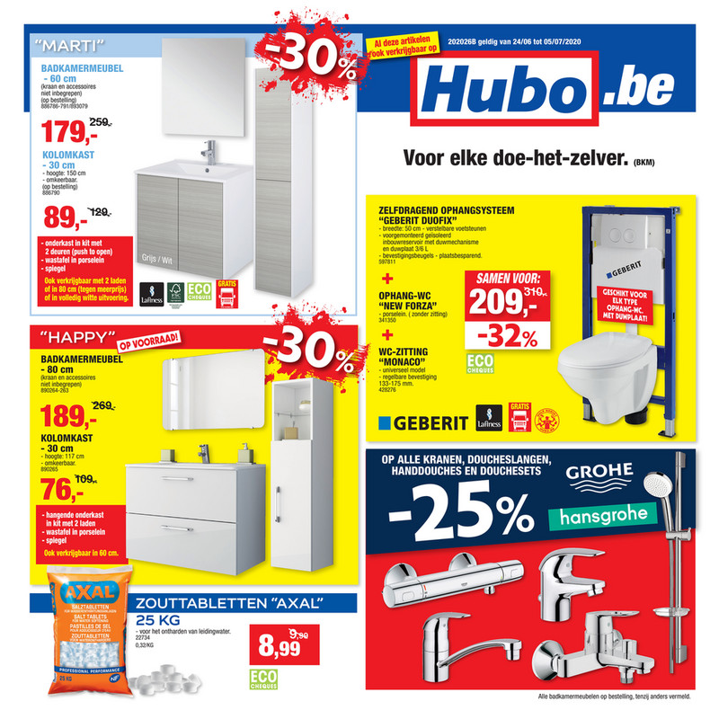 Hubo folder van 24/06/2020 tot 05/07/2020 - Weekpromoties 27a