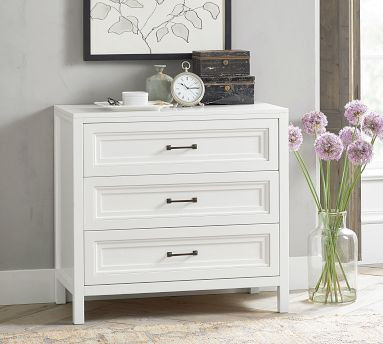 Pottery Barn - PB Apartment Fall 18 - Sussex 3-Drawer Dresser, Bright White Pottery Barn - PB Apartment Fall 18 - Sussex 3-Drawer Dresser, Bright White