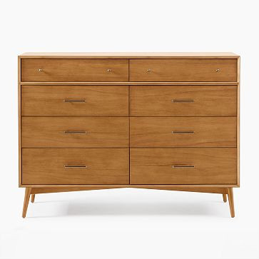 west elm - January 2020 - Mid-Century (59") 8-Drawer Dresser, Pebble west elm - January 2020 - Mid-Century (59") 8-Drawer Dresser, Pebble