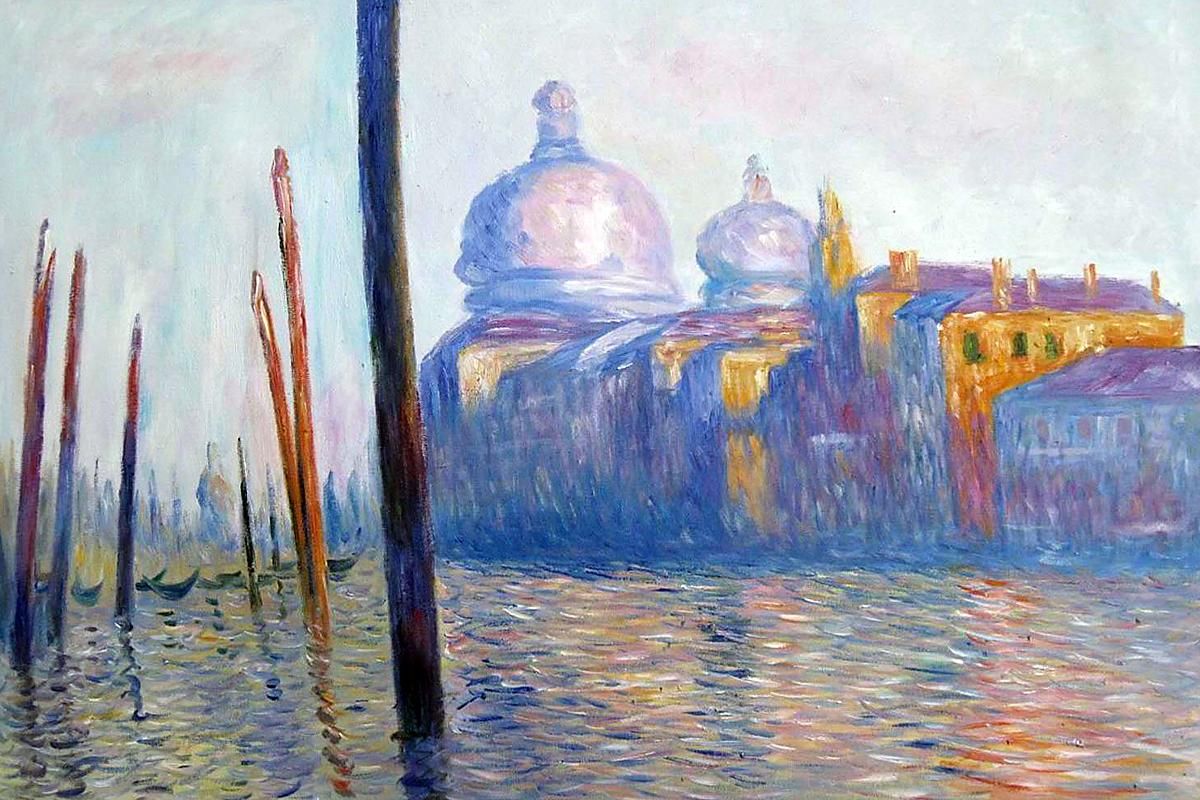 Overstockart Com Fall 18 Art Collection The Grand Canal Venice By Claude Monet Hand Painted Oil Painting
