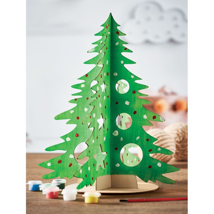 Árbol de Navidad para colorear -regalos navideños personalizados para niños