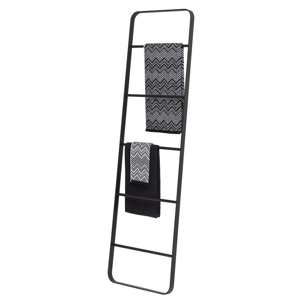 Echelle porte-serviette Sealskin Brix métal noir poudré