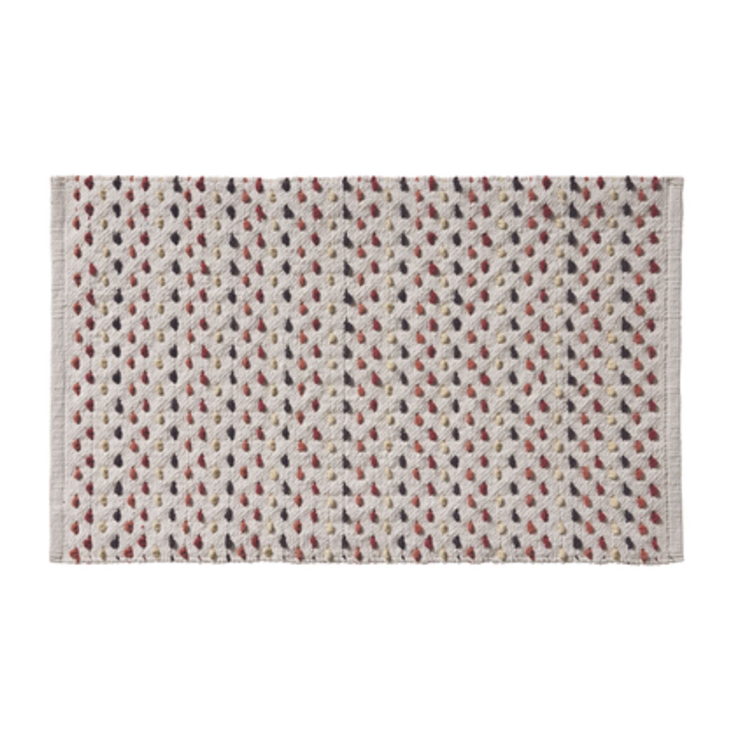 Tapis de bain future home confetti multicolore coton 50x80cm