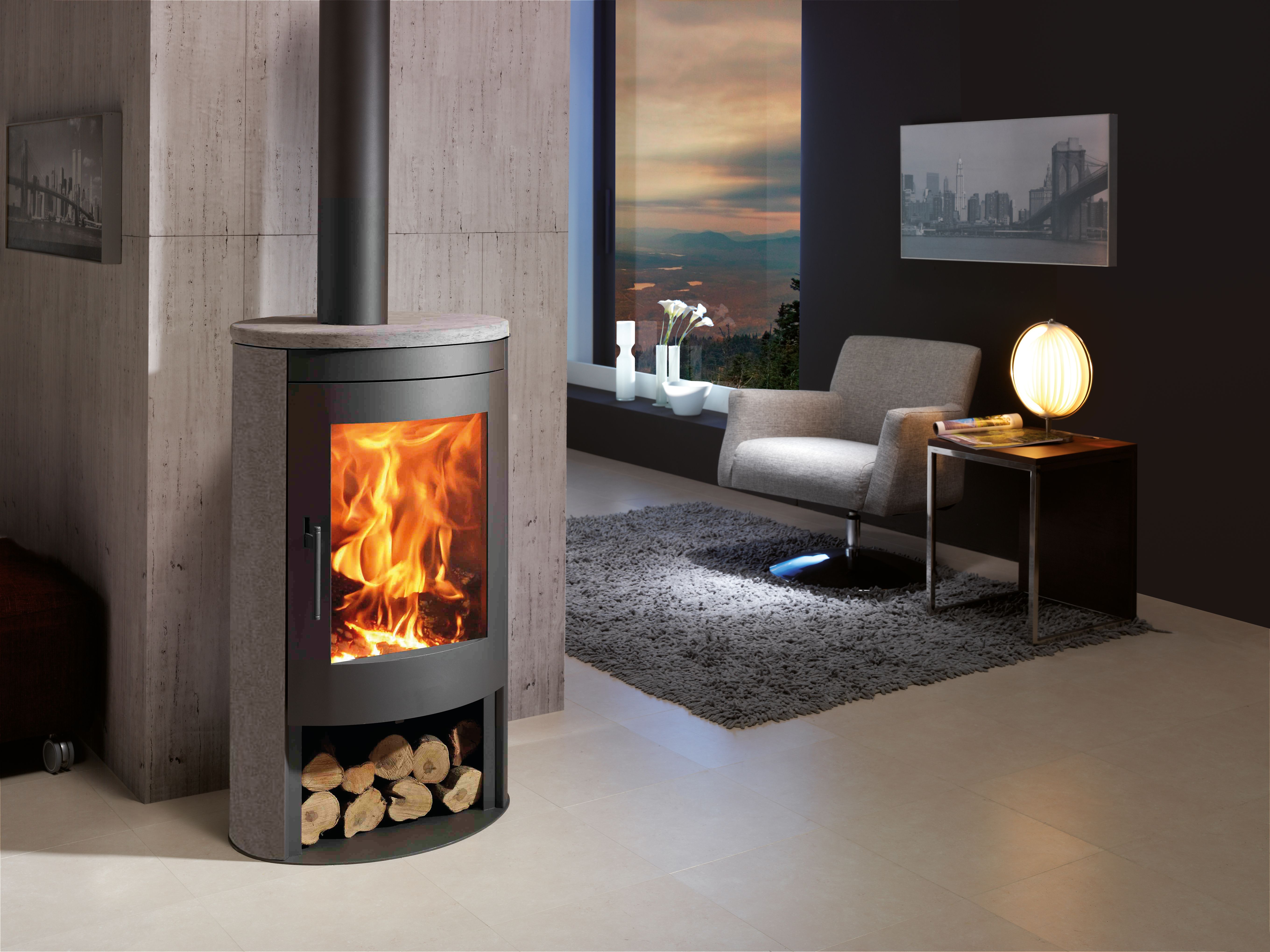 Poêle à bois Panadero Oval 3 Stones Ecodesign 8,7kW