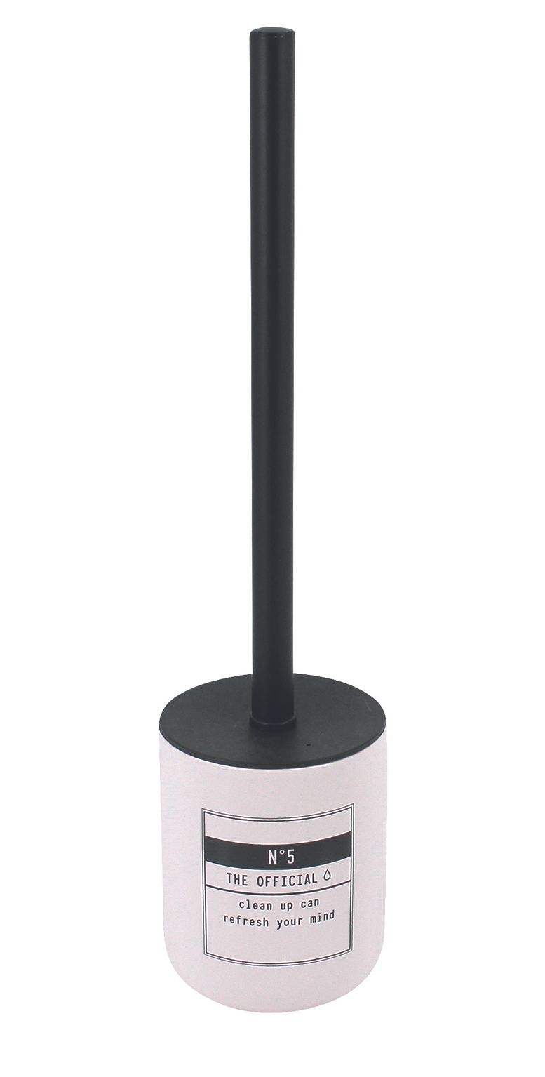 Set de brosse WC Allibert Cosmet blanc/noir