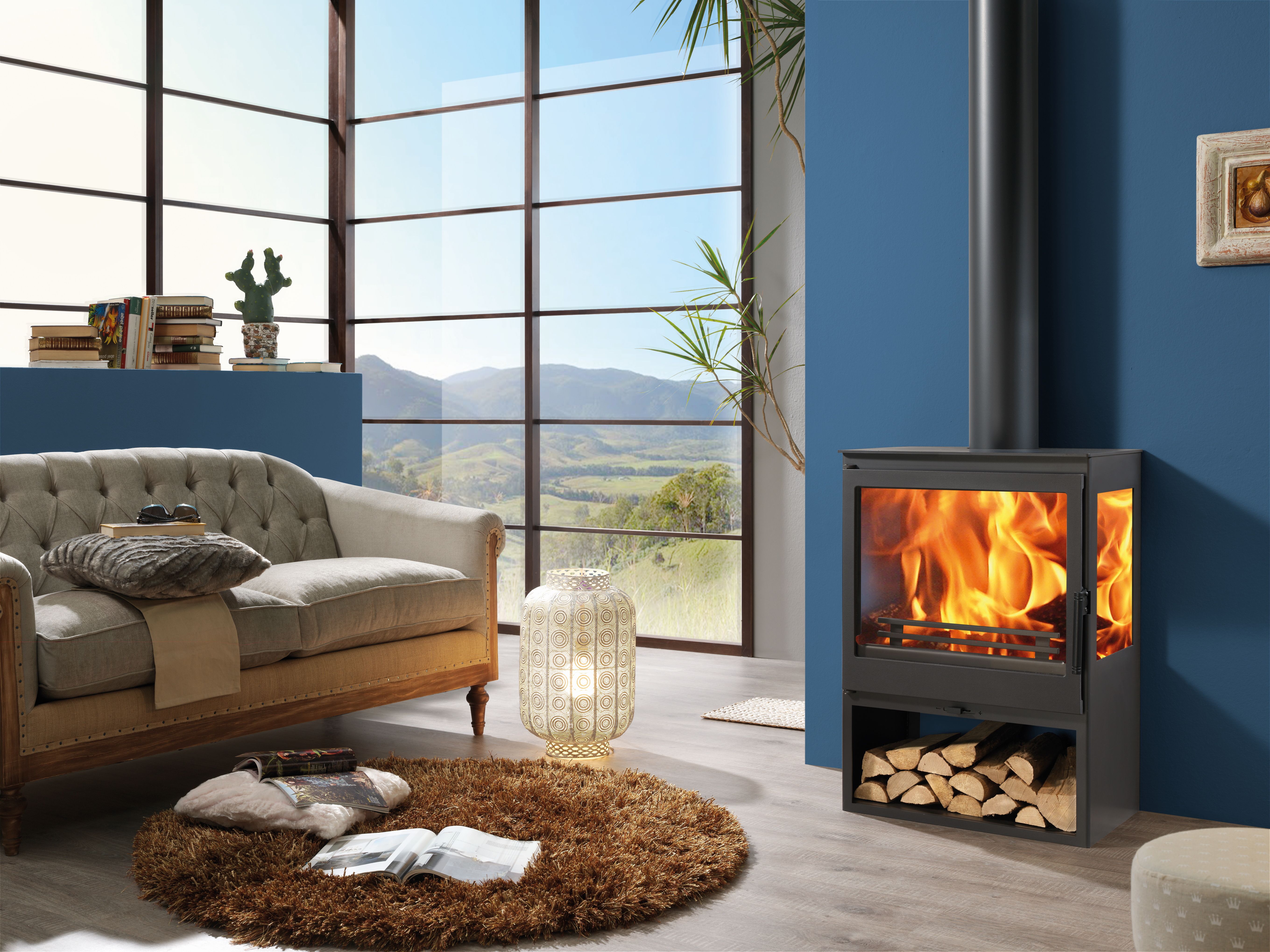 Poêle à bois Panadero Ambar 3V Eco Design 7,1kW