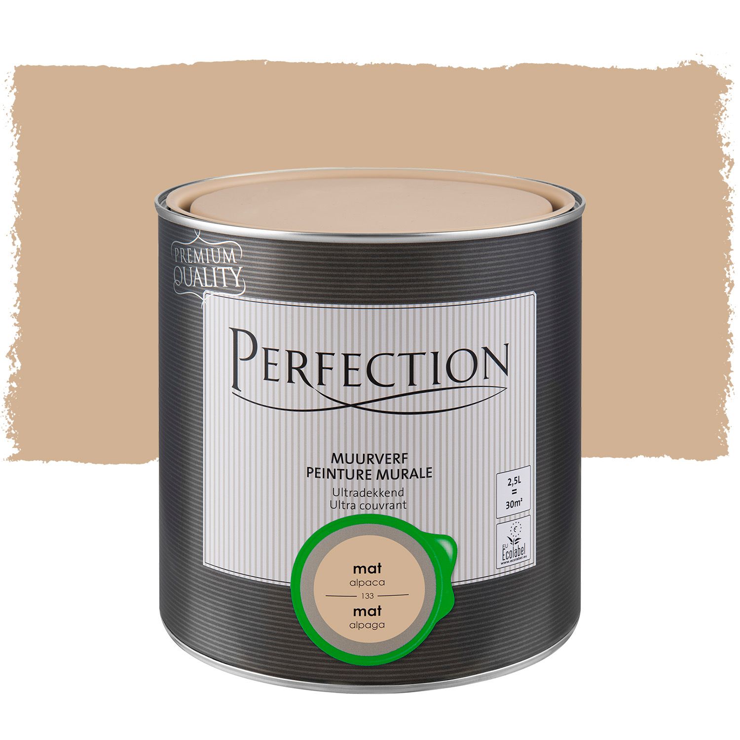 Peinture murale Perfection ultra couvrante alpaga mat 2,5L