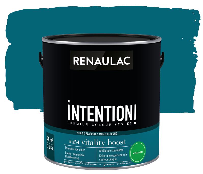 Peinture murale Renaulac Intention Mur & plafond vitality extra mat 2,5L