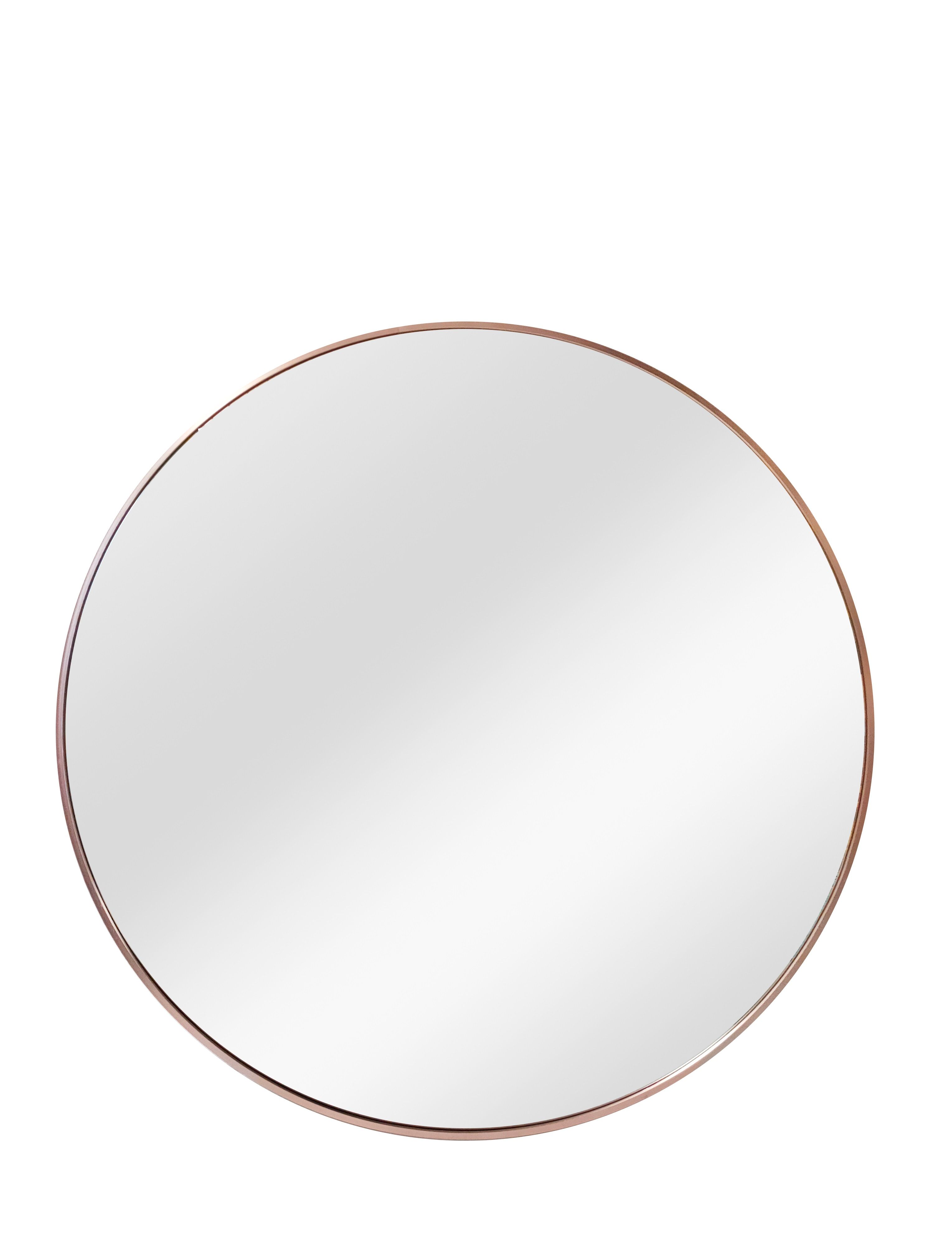 Miroir Lounge rond or rose Ø80cm