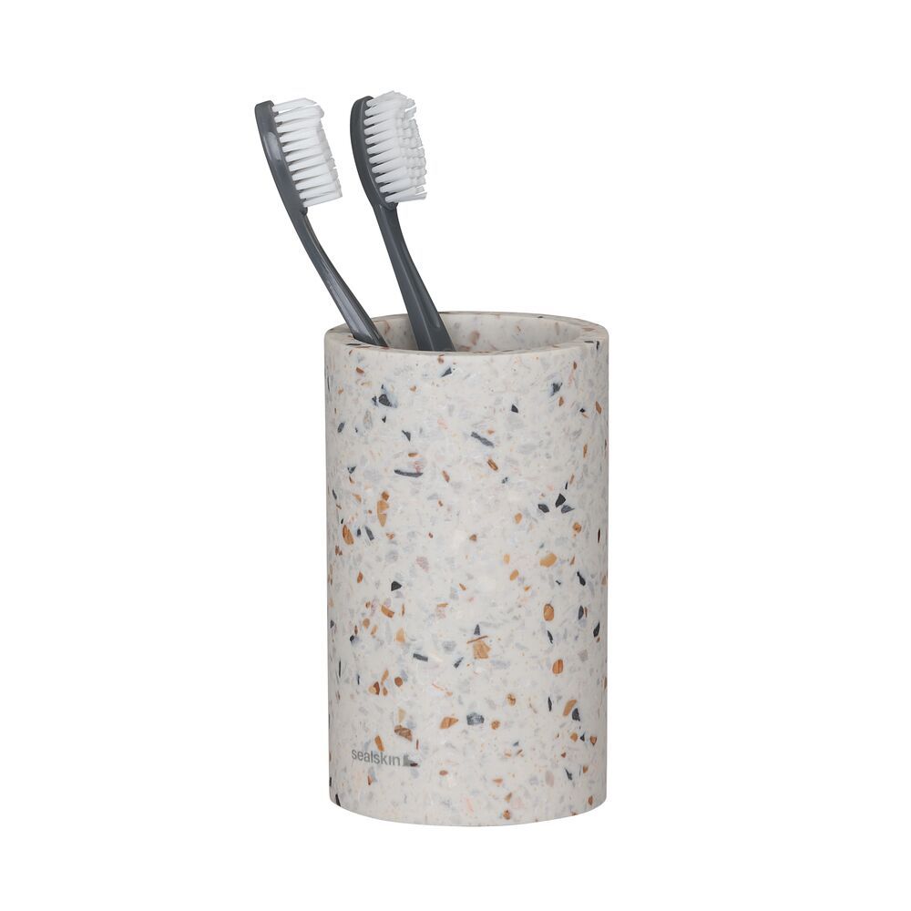 Gobelet à brosse à dents Sealskin Blend autoportante terrazzo