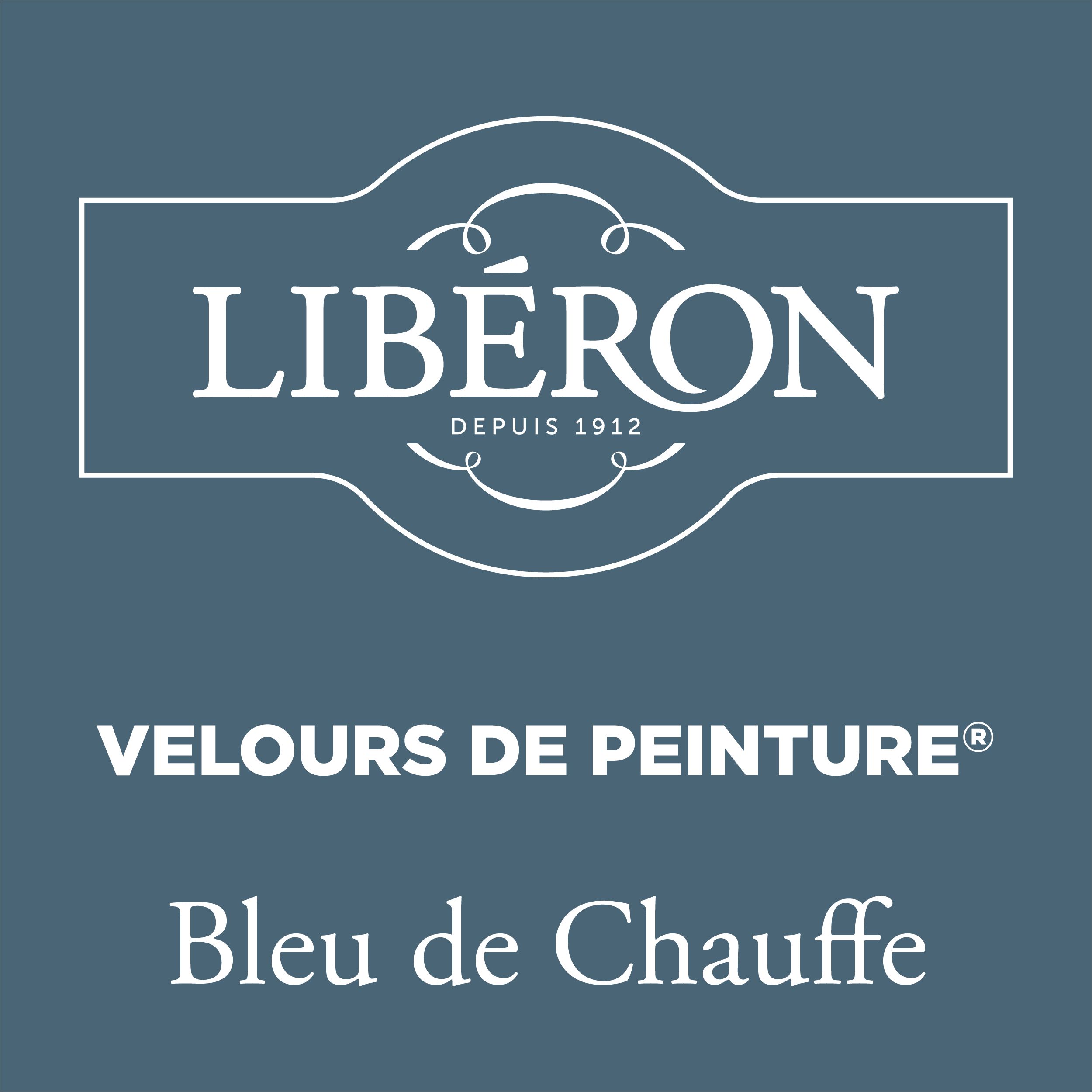 Peinture murale Libéron Velours de Peinture Bleu De Chauffe mat velouté 2,5L
