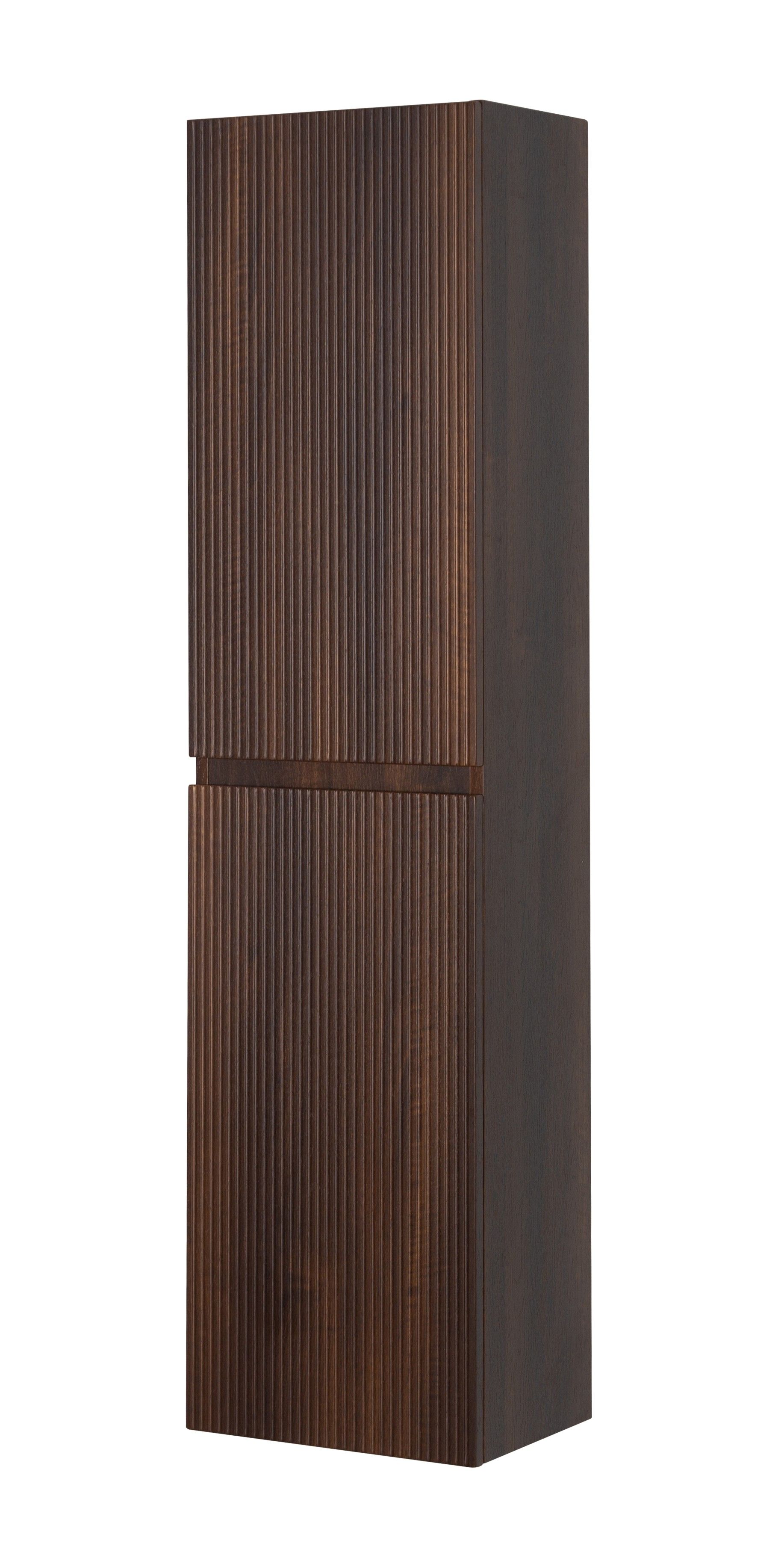 Colonne Aquazuro Napoli noyer cannelé 120cm