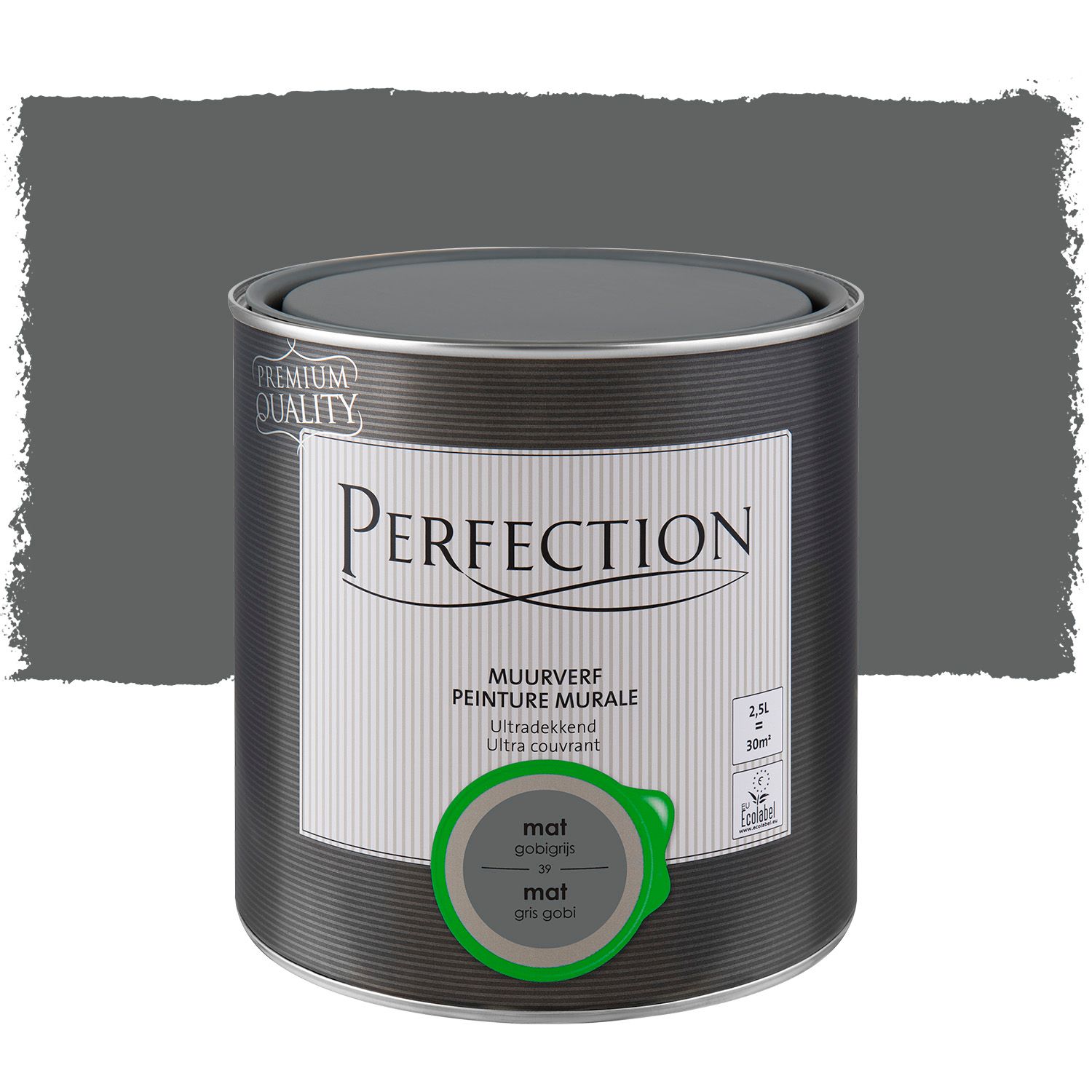 Peinture murale Perfection ultra couvrant gris gobi 2,5L