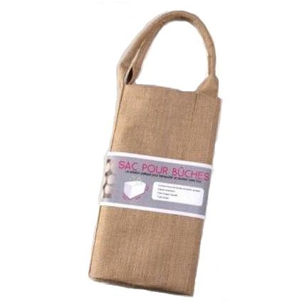 Sac pour bûches naturel