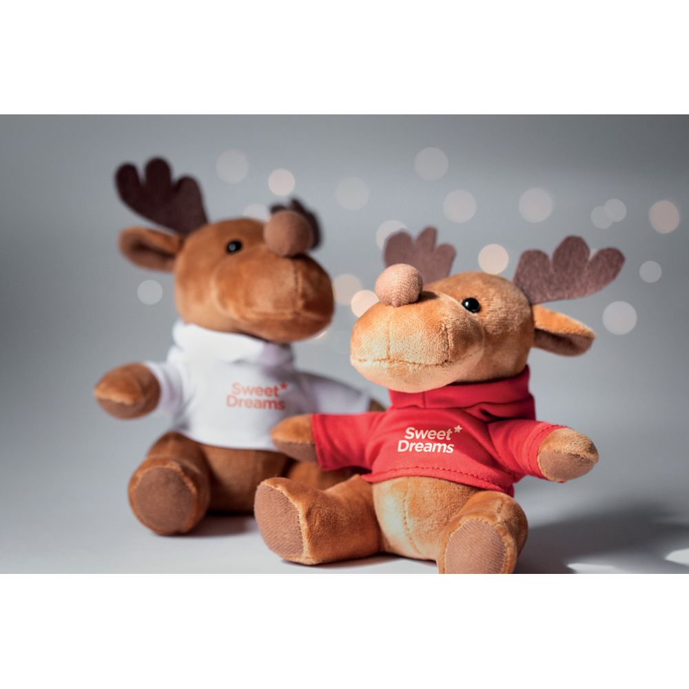 reno peluche - regalos navideños personalizados para niños