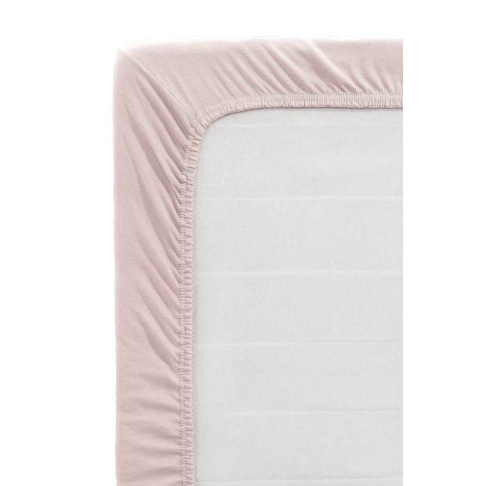 Drap-housse Jersey - rose - 90x200 cm