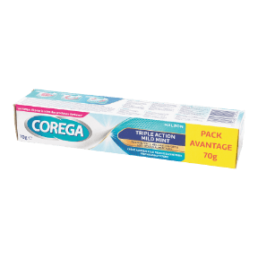 Crème adhésive Triple Action