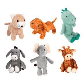 Peluche en velours côtelé