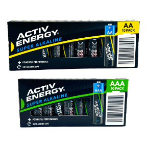 Piles alcalines 10 pcs