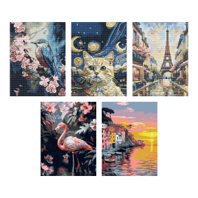 Diamond painting ou peinture par numéros