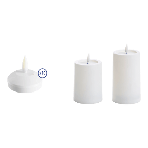 Bougies LED d'extérieur