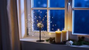 Cristal de glace illuminé à LED